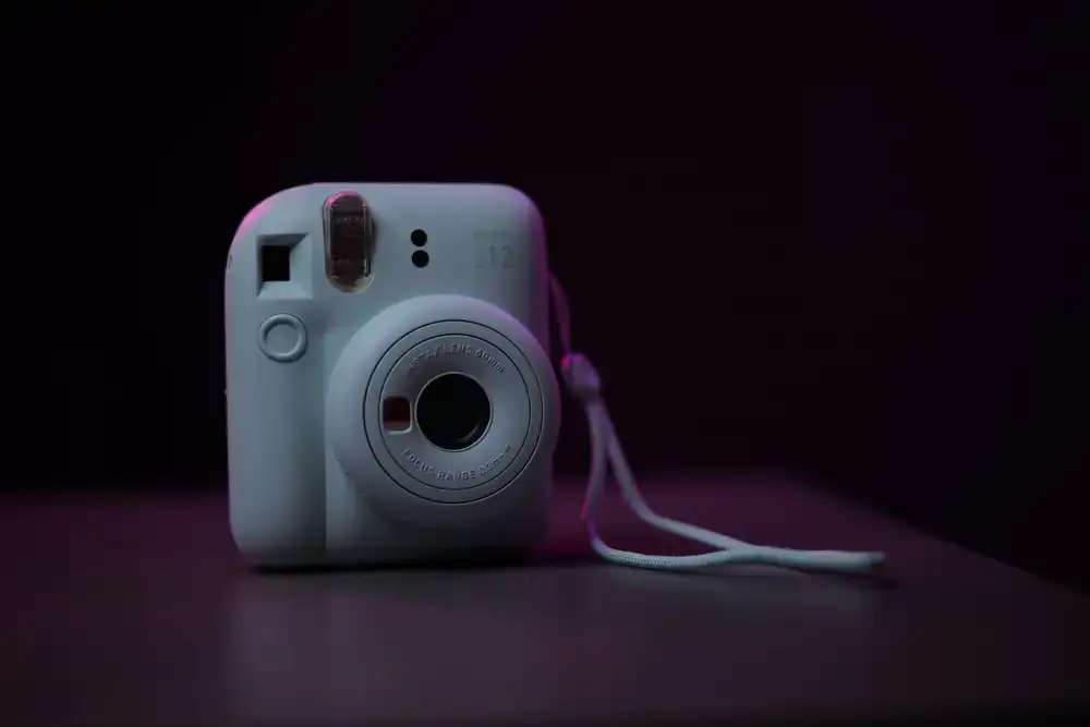 Compact point and shoot camera with flash